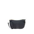 Black handbag with a strap on a white background - okotoks hc pharmacy