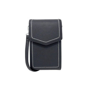 Black crossbody bag on a white background - okotoks hc pharmacy