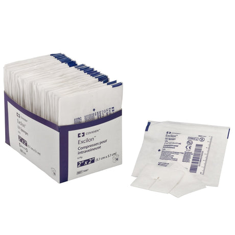 Box of Excilon medical supplies with a single packet on a white background - okotoks hc pharmacy