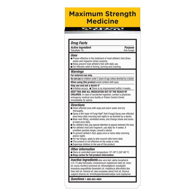 Maximum Strength Medicine label with detailed instructions and ingredients on a white background - okotoks hc pharmacy
