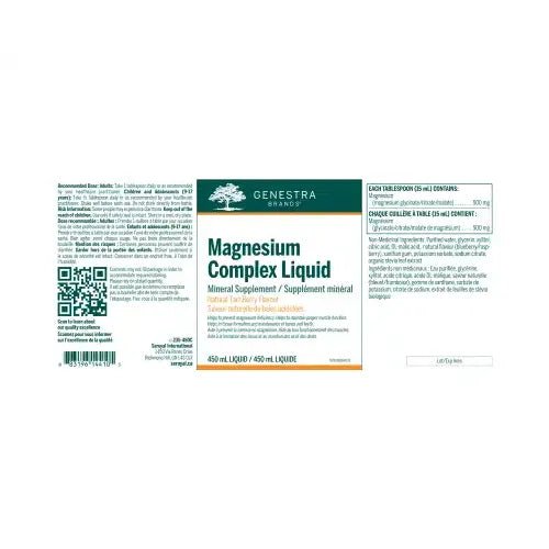 Genestra Magnesium Complex Liquid 450mL - okotoks hc pharmacy