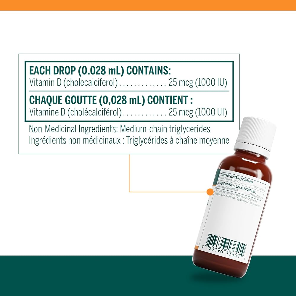Genestra D3 1000 Drops - 30 ml - okotoks hc pharmacy