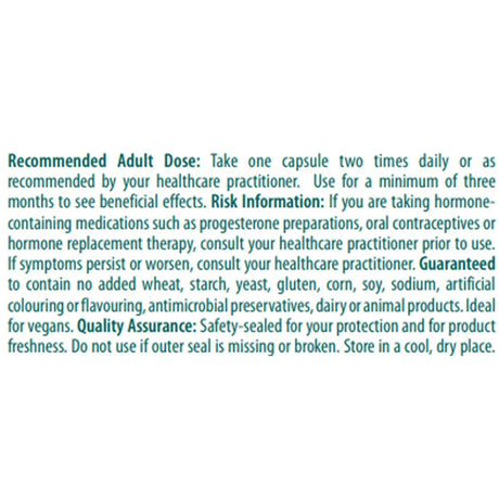 Text on a white background providing information about a recommended adult dose and product details. - okotoks hc pharmacy