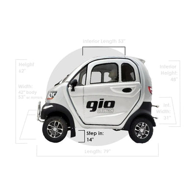 Gio golf mobility dimensions