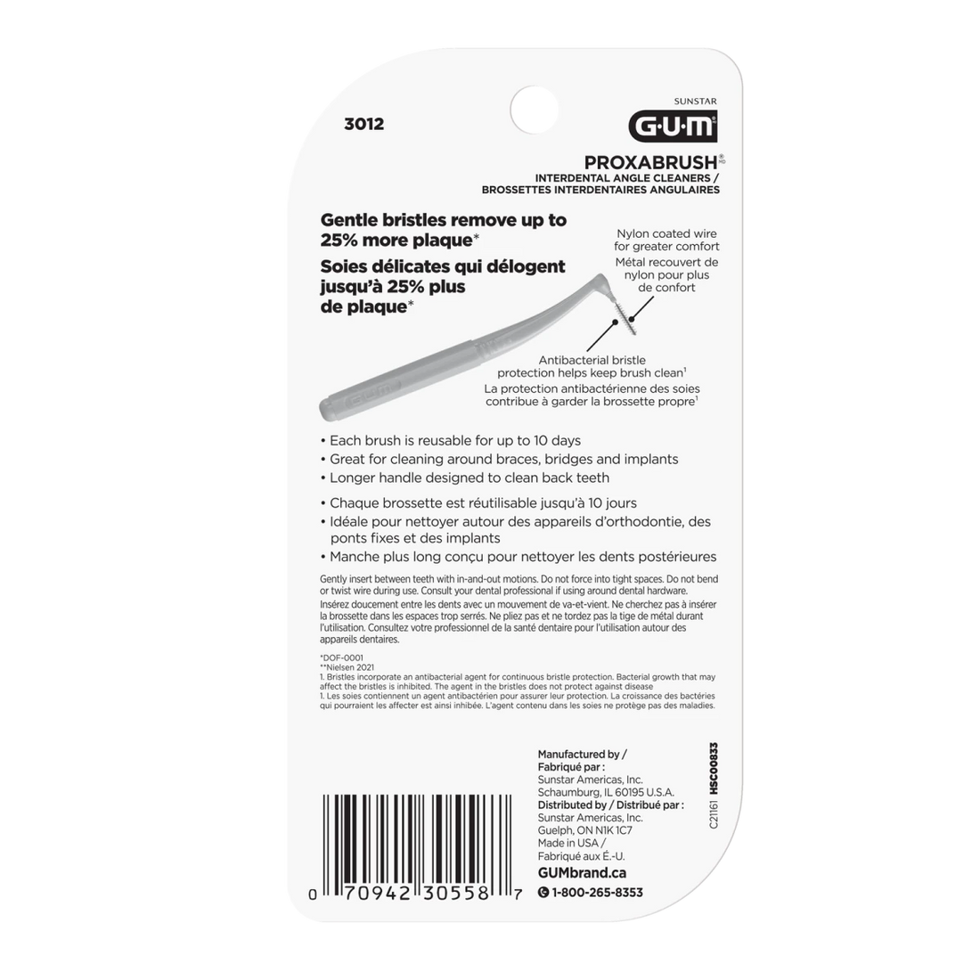 GUM Proxabrush Interdental Angle Cleaners - okotoks hc pharmacy