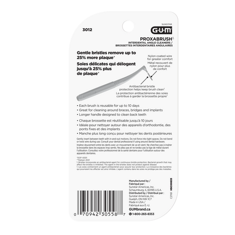 GUM Proxabrush Interdental Angle Cleaners - okotoks hc pharmacy