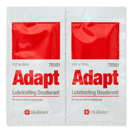Hollister Adapt Ostomy Lubricating Deodorant Packets 8ml - HOL 78501 - Okotoks HC Pharmacy