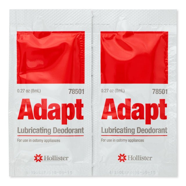 Hollister Adapt Ostomy Lubricating Deodorant Packets 8ml - HOL 78501 - Okotoks HC Pharmacy