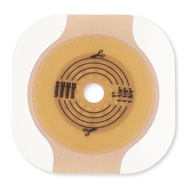 Hollister New Image™ Flat CeraPlus™ 2-Piece Ostomy Skin Barrier With Tape Border - Okotoks HC Pharmacy