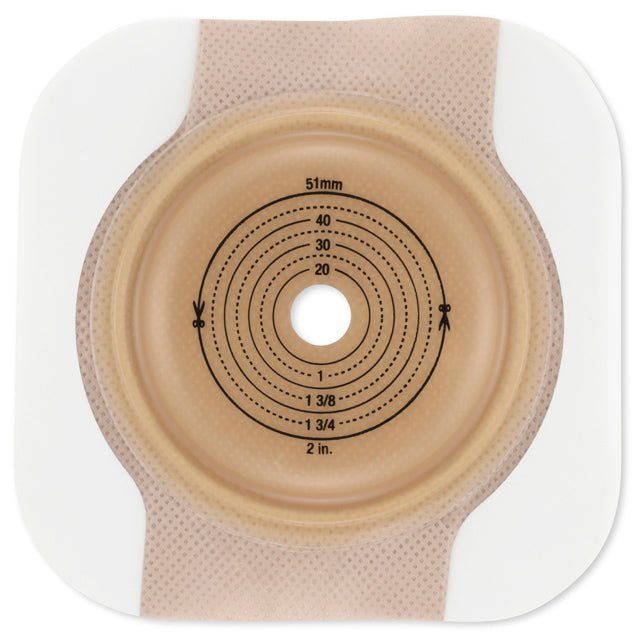 Hollister New Image™ Soft Convex CeraPlus™ 2-Piece Ostomy Skin Barrier - Tape - Cut to Fit 1-1/2" (38mm) - HOL 11703 - Okotoks HC Pharmacy