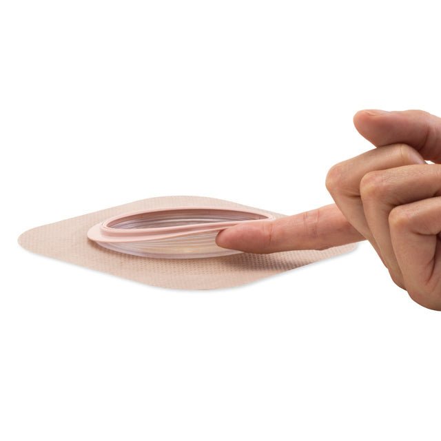 Hollister New Image™ Soft Convex CeraPlus™ 2-Piece Ostomy Skin Barrier - Tape - Cut to Fit 1-1/2" (38mm) - HOL 11703 - Okotoks HC Pharmacy