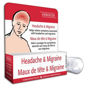 Homeocan headache and migraine 4g - Okotoks HC Pharmacy