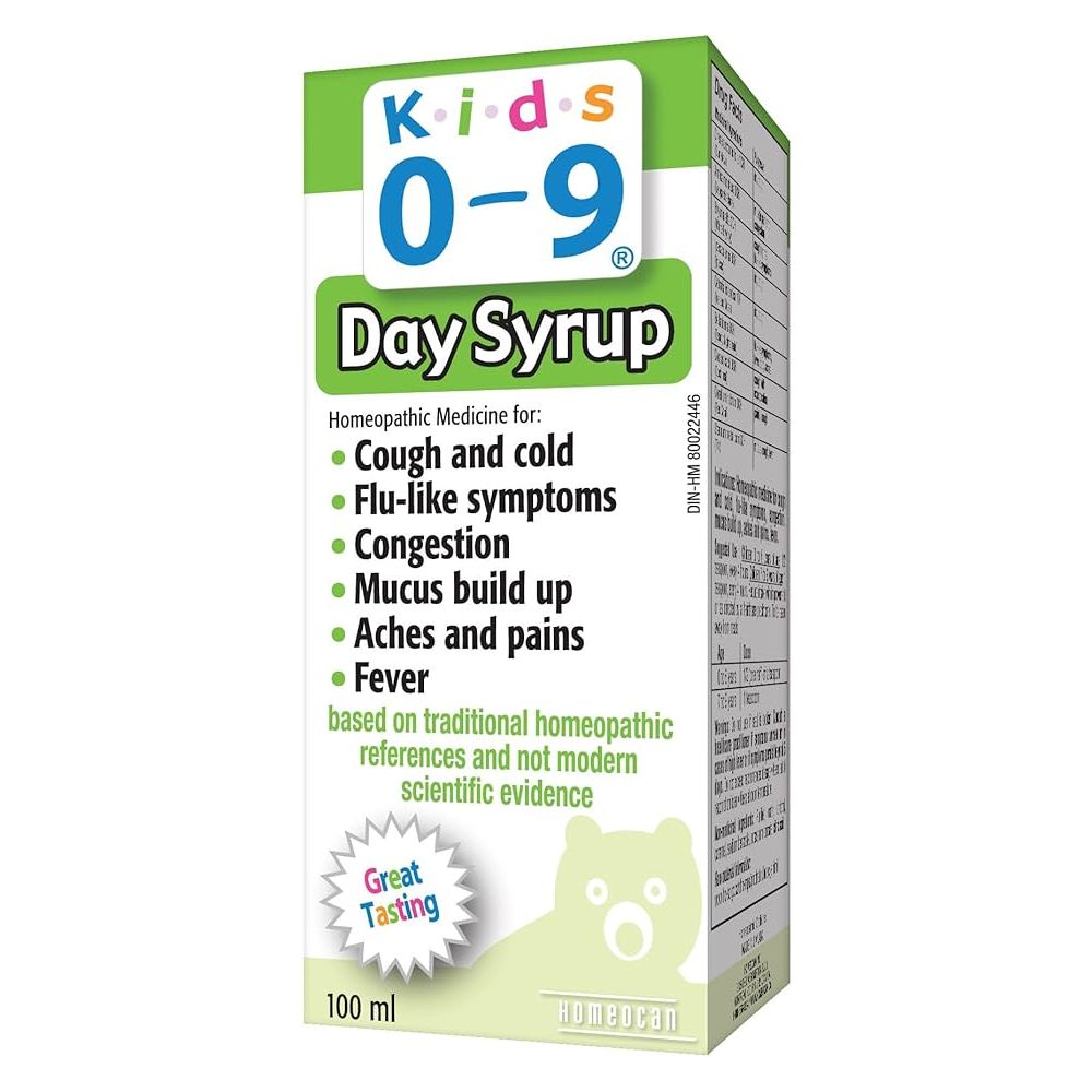 Kids 0–9 Day Syrup 100 mL – Cough & Cold Relief – Okotoks HC