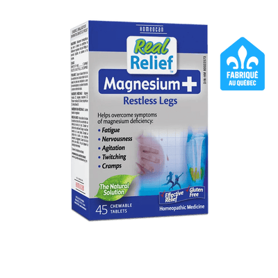 Homeocan magnesium+ restless legs 45 chewables tabs - Okotoks HC Pharmacy