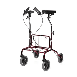 Rollator with arm rests and wheels on a white background - okotoks hc pharmacy