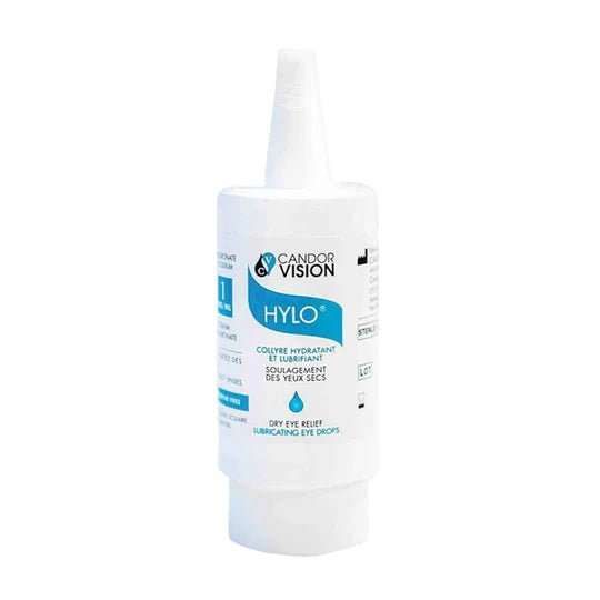 Candor Vision HYLO eye drop bottle on a white background - okotoks hc pharmacy