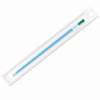 A single-use sterile dressing applicator with a blue plastic handle and a green tip, sealed in a clear plastic package with a white header card. - okotoks hc pharmacy