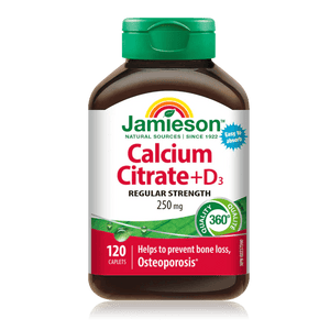 Jamieson calcium citrate + d3 120 caplets - Okotoks HC Pharmacy