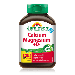Jamieson calcium magnesium + d3 100+100 caplets - Okotoks HC Pharmacy