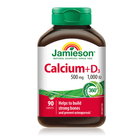 Jamieson calcium vitamin d3 500mg 90 caplets - Okotoks HC Pharmacy