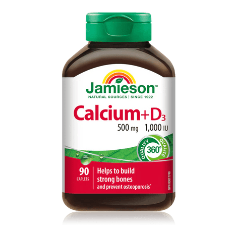 Jamieson calcium vitamin d3 500mg 90 caplets - Okotoks HC Pharmacy