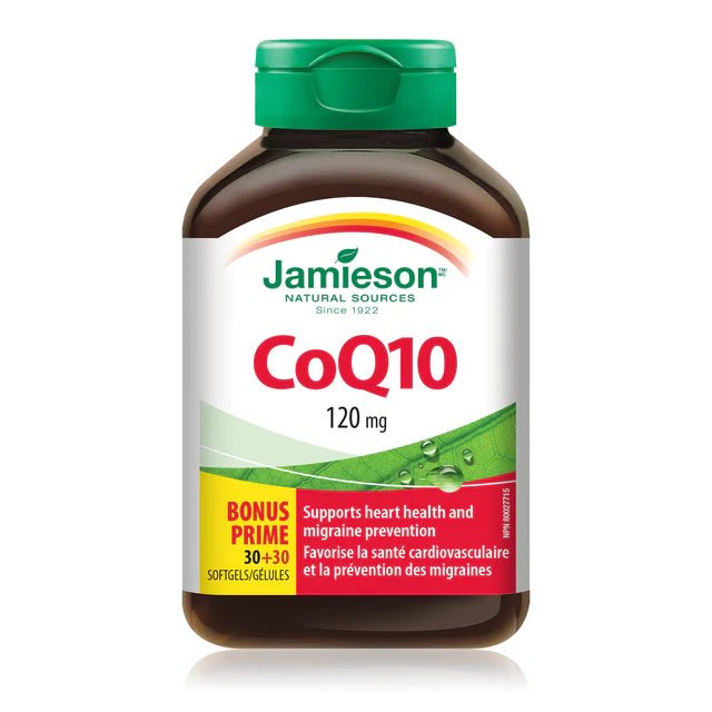 jamieson coq10 120mg 30+30 softgels - Okotoks HC Pharmacy