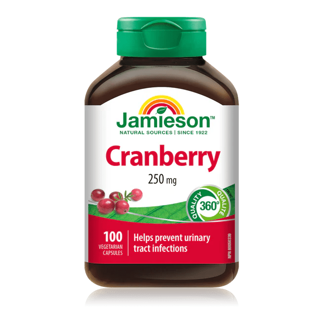Jamieson cranberry 250mg 100 capsules - Okotoks HC Pharmacy