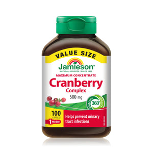 Jamieson Cranberry Complex 500mg 100 Caps - Okotoks HC Pharmacy