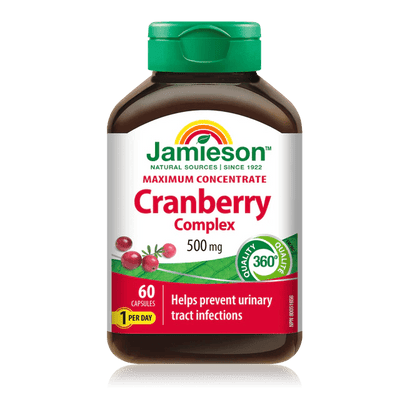 Jamieson cranberry complex 500mg 60 capsules - Okotoks HC Pharmacy