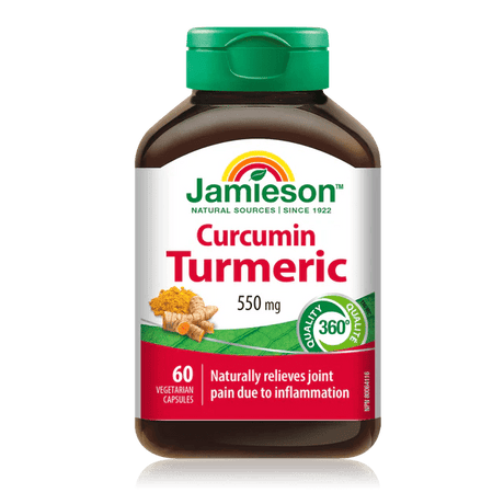 Jamieson curcumin tumeric 550mg 60 capsules - Okotoks HC Pharmacy