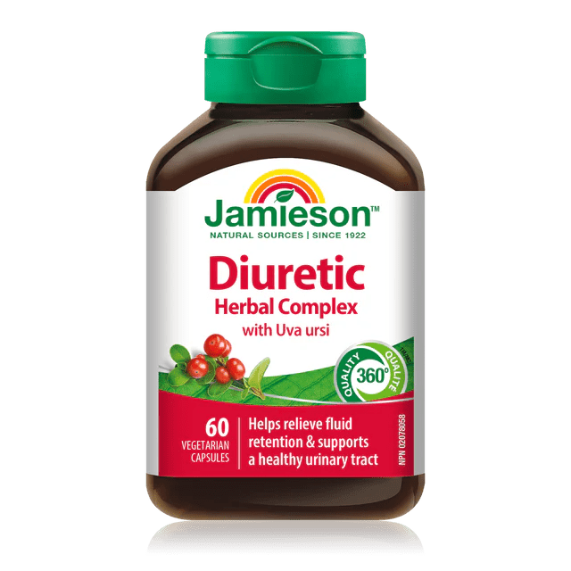 Jamieson diuretic herbal complex 60 capsules - Okotoks HC Pharmacy