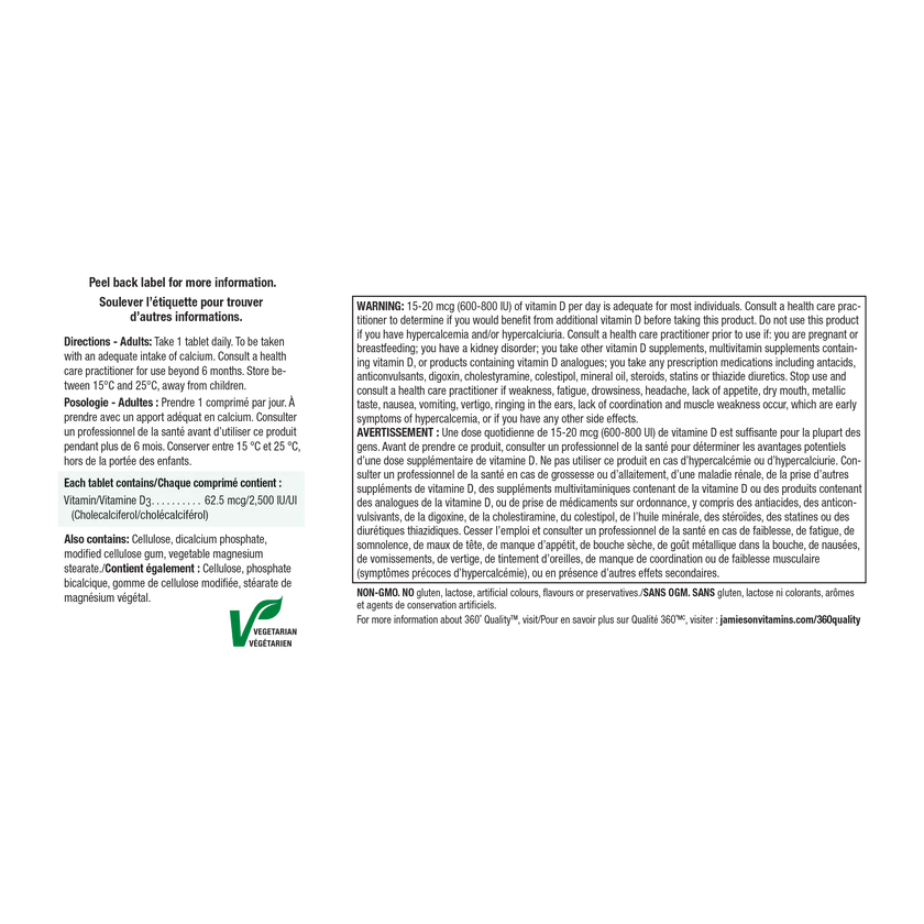 Product label with text and a logo on a white background - Okotoks HC Pharmacy