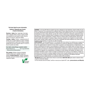 Product label with text and a logo on a white background - Okotoks HC Pharmacy