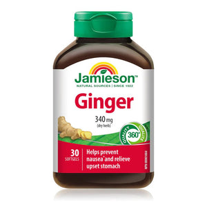 Jamieson Ginger 340MG 30 Softgel - Okotoks HC Pharmacy
