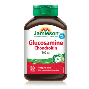 Jamieson glucosamine chondroitin 500mg 180 softgels - Okotoks HC Pharmacy