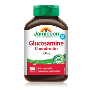 Jamieson glucosamine chondroitin 500mg 180 softgels - Okotoks HC Pharmacy