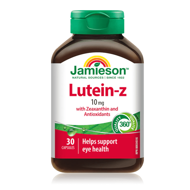 Jamieson lutein z 10mg 30 capsules - Okotoks HC Pharmacy