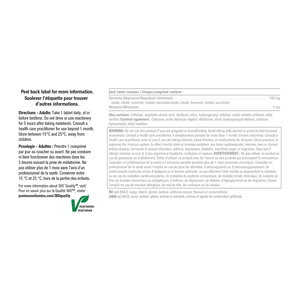 Product label with text and a green logo on a white background - okotoks hc pharmacy