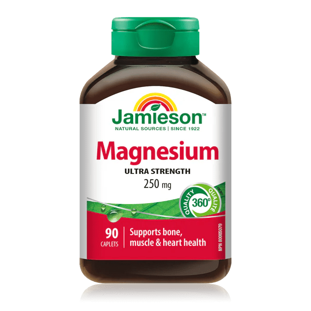 Jamieson magnesium ultra strength 250mg 90 caplets - Okotoks HC Pharmacy