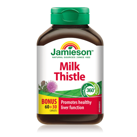 Jamieson Milk Thistle - 60 + 30 Caplets - okotoks hc pharmacy