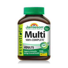 Jamieson Multi 100% Complete Adults 115 Caplets - Okotoks HC Pharmacy