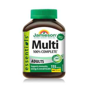 Jamieson Multi 100% Complete Adults 115 Caplets - Okotoks HC Pharmacy