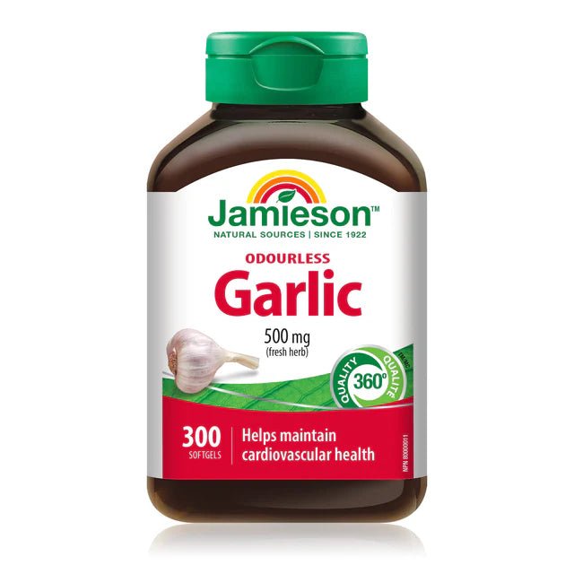 Jamieson odourless garlic 300 softgel - Okotoks HC Pharmacy