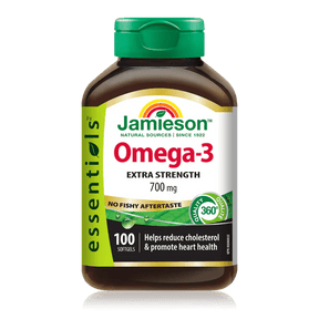 Jamieson omega 3 700mg 100 softgels - Okotoks HC Pharmacy