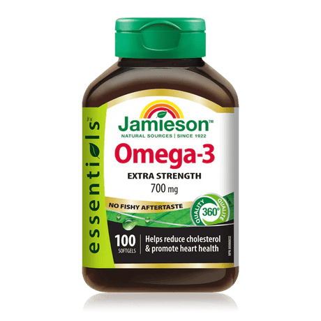 Jamieson omega 3 700mg 100 softgels - Okotoks HC Pharmacy