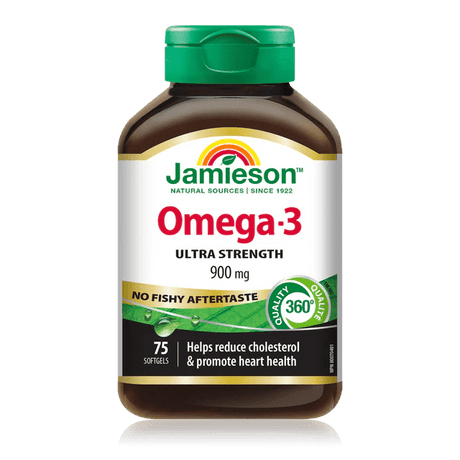 Jamieson omega 3 900mg 75 softgels - Okotoks HC Pharmacy