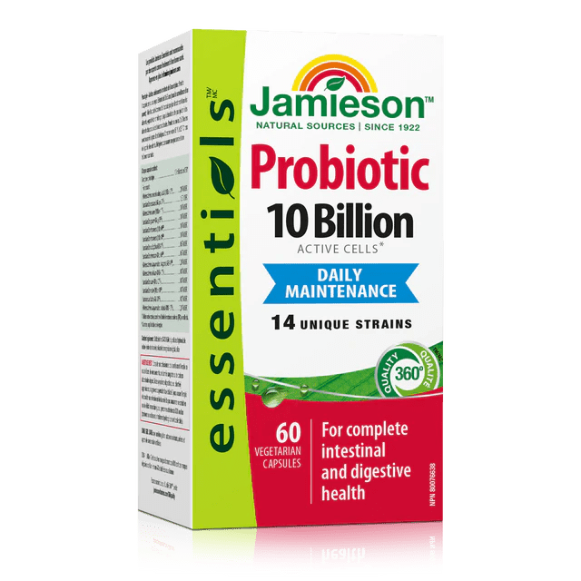 Jamieson probiotic 10 billion 60 capsules - Okotoks HC Pharmacy