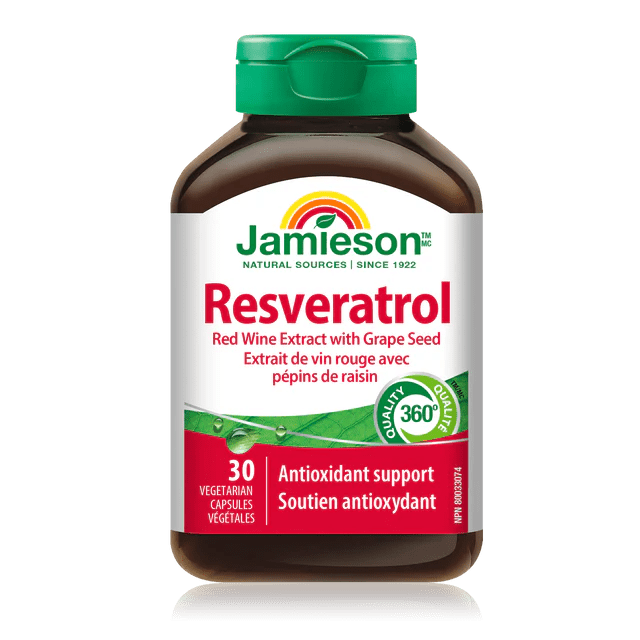 Jamieson resveratrol 30 capsules - Okotoks HC Pharmacy