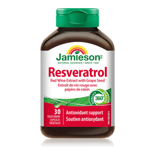 Jamieson resveratrol 30 capsules - Okotoks HC Pharmacy