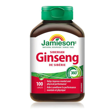 Jamieson siberian ginseng 100 caplets - Okotoks HC Pharmacy